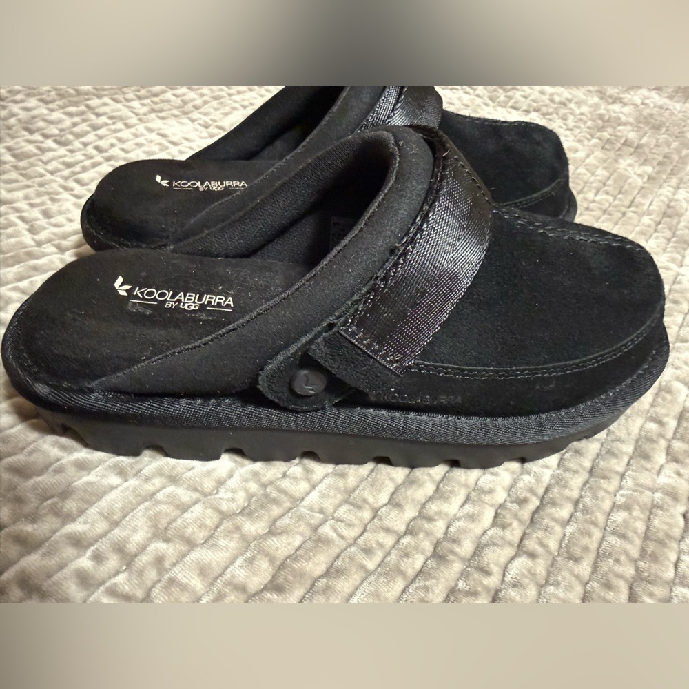 Koolaburra by UGG Women's Tizzey Clog Black 6 Comfort Style NWOT never worn - Picture 2 of 7
